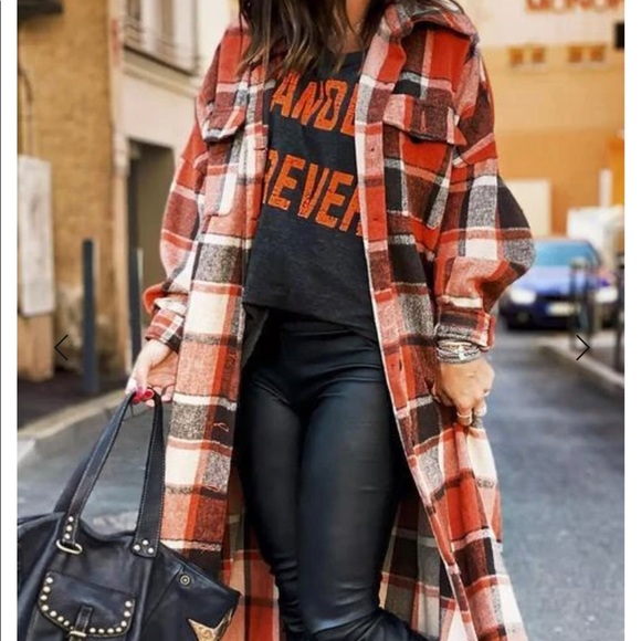 NWT Maxi Shacket - Picture 2 of 5